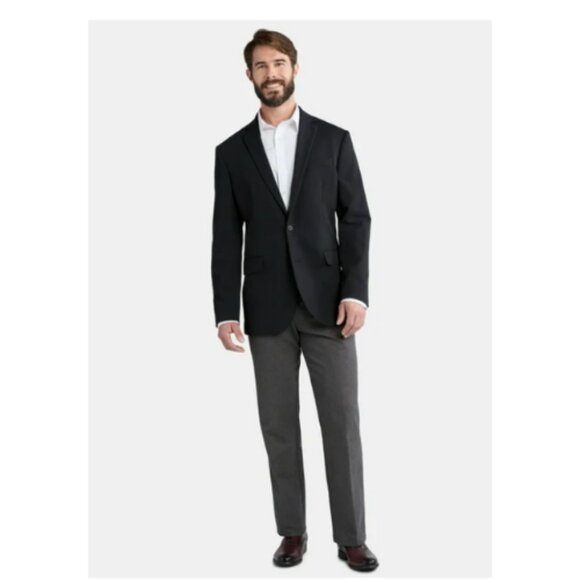 George Men’s & Big Men’s Suit Jacket, Size Small, Black - Picture 2 of 4